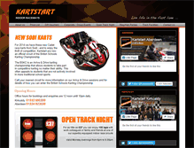 Tablet Screenshot of kartstart.com